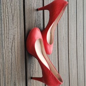 Red Vince Camuto Heels